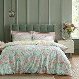 RHS Rumena/zelena bombažna posteljnina za zakonsko posteljo 200x200 cm Art Deco Hydrangea – | Shoptok.si