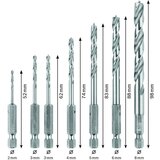 Bosch 7-delni Robust Line set burgija za drvo sa šestostranim prihvatom (2607019923) | ePonuda.com