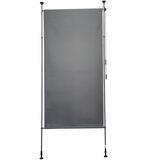 Garden Pleasure Siv kovinski in tekstilni balkonski zastor 120x225 cm – | Shoptok.si