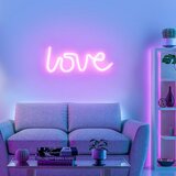  Okrasna svetilka Love (Večbarvno, Do x Š x V: 2 x 34,3 x 12,5 cm) | Shoptok.si