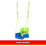 Kruzzel 3-u-1 zeleno-plava dječja ljuljačka | shoptok.hr