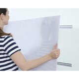 Nobo Stenska steklena tabla Diamond, 71,1 x 126,4 cm, bela | Shoptok.si