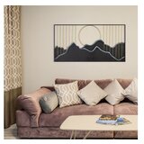 Wallity zidna dekoracija Sagarmatha-1, 114x4x60 cm, crno-zlatne boje | Eponuda.com