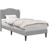  Krevetna konstrukcija Svjetlosiva 90 x 190 cm Baršun | shoptok.hr