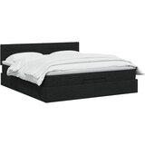  od pjene s madracem i LED-om Crna 180 x 200 cm Tkanina | shoptok.hr