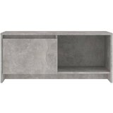 TV ormarić boja betona 90 x 35 x 40 cm od konstruiranog drva | shoptok.hr