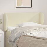 vidaXL Vzglavje z ušesi krem 103x23x78/88 cm umetno usnje | Shoptok.si