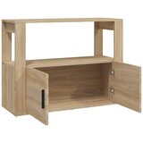  Komoda boja hrasta sonome 80x30x60 cm konstruirano drvo | shoptok.hr