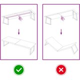 Stolna ploča tamnosmeđa 180x60x(2-4) cm obrađena hrastovina | shoptok.hr