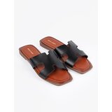 Sergio Leone Black flip-flops with a square toe | Shoptok.si