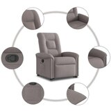  Naslanjač s funkcijo vstajanja taupe blago | Shoptok.si