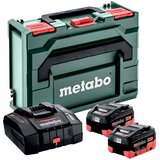 Metabo osnovni set 2 x LiHD 10 Ah ASC290 + metaBOX 145 Cijene