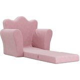  Dječji kauč na razvlačenje ružičasti mekani plišani | shoptok.hr