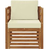  Set vanjskih sofa s jastukom Prirodna 67 x 63 x 73 cm | shoptok.hr