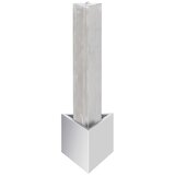  Vrtna fontana srebrna 37,7x32,6x110 cm od nehrđajućeg čelika | shoptok.hr