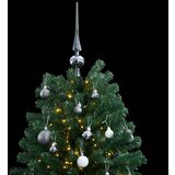  Umjetno božićno drvce 300 LED sa šarkama i kuglicama 180 cm | shoptok.hr