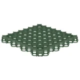 Rešetka PVC za travu 500x500x40mm zelena
