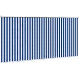  Vanjska roleta 90% blokada UV zraka Plava i bijela pruga 350 x 230 cm | shoptok.hr