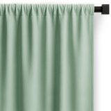 Restilo curtain CARLI color mint plain style classic tape type of material - textiles oxford 200x270 Cijene