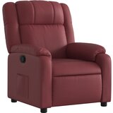 Maison Chic Naslanjač - Relax naslanjač vinsko rdeče umetno usnje, (22040232) | Shoptok.si