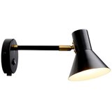 Halo Design 747450 - zidna lampica style 1xE14/25W/230V crna/mesing Cene