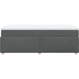  Krevet s oprugama i madracem tamnosivi 90x200 cm od tkanine | shoptok.hr
