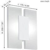Eglo metrass 2 zidna/2, led, 2x4,5w, 2x480lm, bela KE3NJQR | Eponuda.com