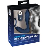 You2Toys Vtič za prostato - radijsko voden analni vibrator z obročkom za penis (modri) | Shoptok.si
