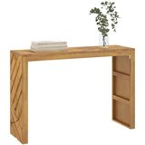 Maison Chic konzolna miza - miza ob steni 110x35x75 cm masivni les tikovina, (21786414) | Shoptok.si