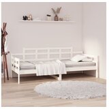  Dnevni ležaj bijeli od masivne borovine 90 x 190 cm | shoptok.hr