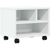 vidaXL Stalak za pisač s kotačima bijeli 41x32x34,5 cm Cijene