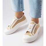 Gemre Beige platform sneakers Alfianello | Shoptok.si