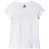 Adidas Majice s kratkimi rokavi Essentials Linear Tee Bela | Shoptok.si