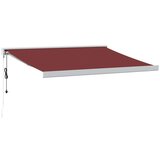 vidaXL Avtomatsko zložljiva tenda bordo 300x250 cm | Shoptok.si