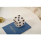 Aberto Design dekorativna figura marble dice, 9,5x9,5x9,5 cm, bež-crna | ePonuda.com