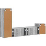  Komplet TV omaric 4 pcs Siva Sonoma Konstruiran les - - Siva - 61.6 - 30 x 31 x 100 cm - 2025-vidaXL-Uvoz_2 | Shoptok.si