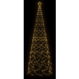 vidaXL Novoletna jelka stožec 1400 toplo belih LED lučk 160x500 cm | Shoptok.si