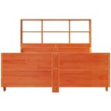  Krevet s regalom za knjige bez madraca 150x200 cm masivno drvo | shoptok.hr