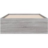  Okvir kreveta s ladicama siva boja hrasta 90 x 190 cm drveni | shoptok.hr
