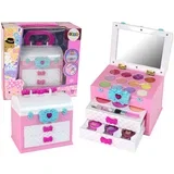 Kit in Suitcase Pink White
