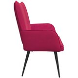 SOFA za dvije osobe Vinska crvena 115 x 61 x 87 cm Baršun | shoptok.hr