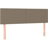  LED uzglavlje smeđesivo 144x5x78/88 cm od tkanine | shoptok.hr