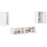  Komplet TV omaric 4 pcs Bela Konstruiran les, (5000132396) | Shoptok.si