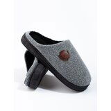 SHELOVET Men's grey slippers Cene'.'