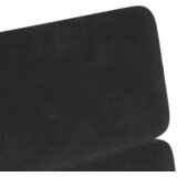  Blagovačke stolice s kotačima 2 pcs Crna 58 x 65 x 98 cm Baršun | Eponuda.com
