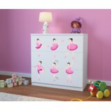  Dječja komoda - BALERINA - bijela | shoptok.hr