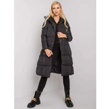 Fashion Hunters Women's black jacket with a hood Cene