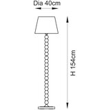  Endon 114634 - Stojeća lampa HIGGLEDY 1xE27/10W/230V zelena/siva | Eponuda.com