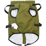 Kaput za pse s pojasom Maslinasto zelena 6XL Flis i Poliester | shoptok.hr