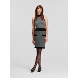 Karl Lagerfeld Suknja crna / bijela | shoptok.hr